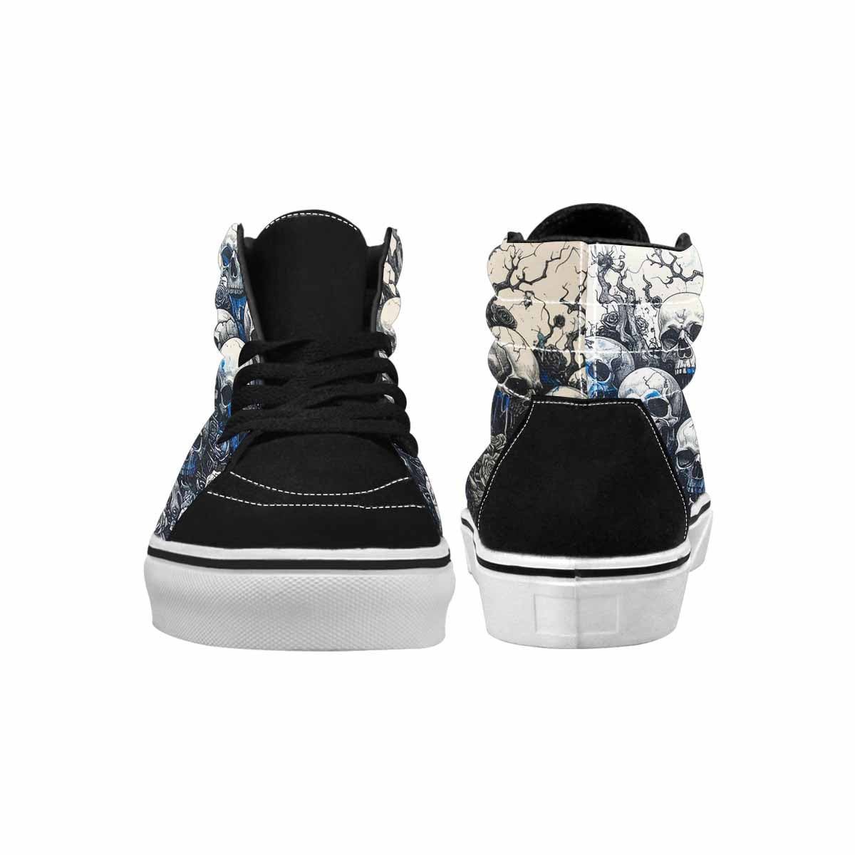 MEN'S Skull Roses High Top Canvas Vivid Sneakers