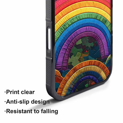 iPhone 17 Air Case — Vivid Camo Rainbow Arc Camo, Custom Made Phone Cover
