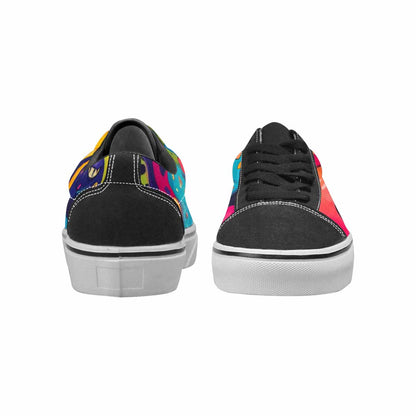 WOMEN'S Melting Aliens Lace-Up Canvas Y2K Shoes