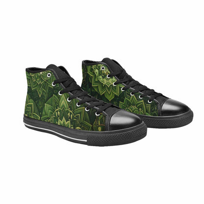 WOMEN'S Mandala High Top Canvas Vivid Shoes