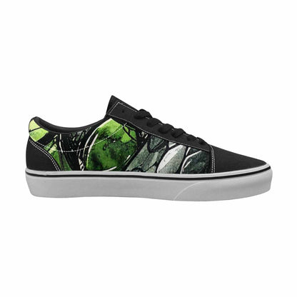 WOMEN'S Reptile Scale Lace-Up Canvas Aesthetic Shoes