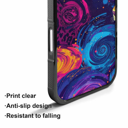 iPhone 17 Case — Leopard Print Galaxy Seamless Animal Print, Customized Protective Case