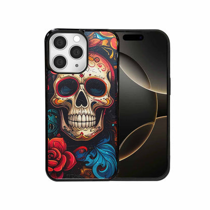 iPhone 15 Pro Max Case — Graffiti Skull, Custom Print Case Cover