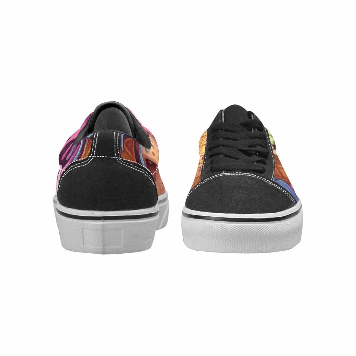 WOMEN'S Ice Cream Monsters  Lace-Up Canvas Dreamlike Shoes