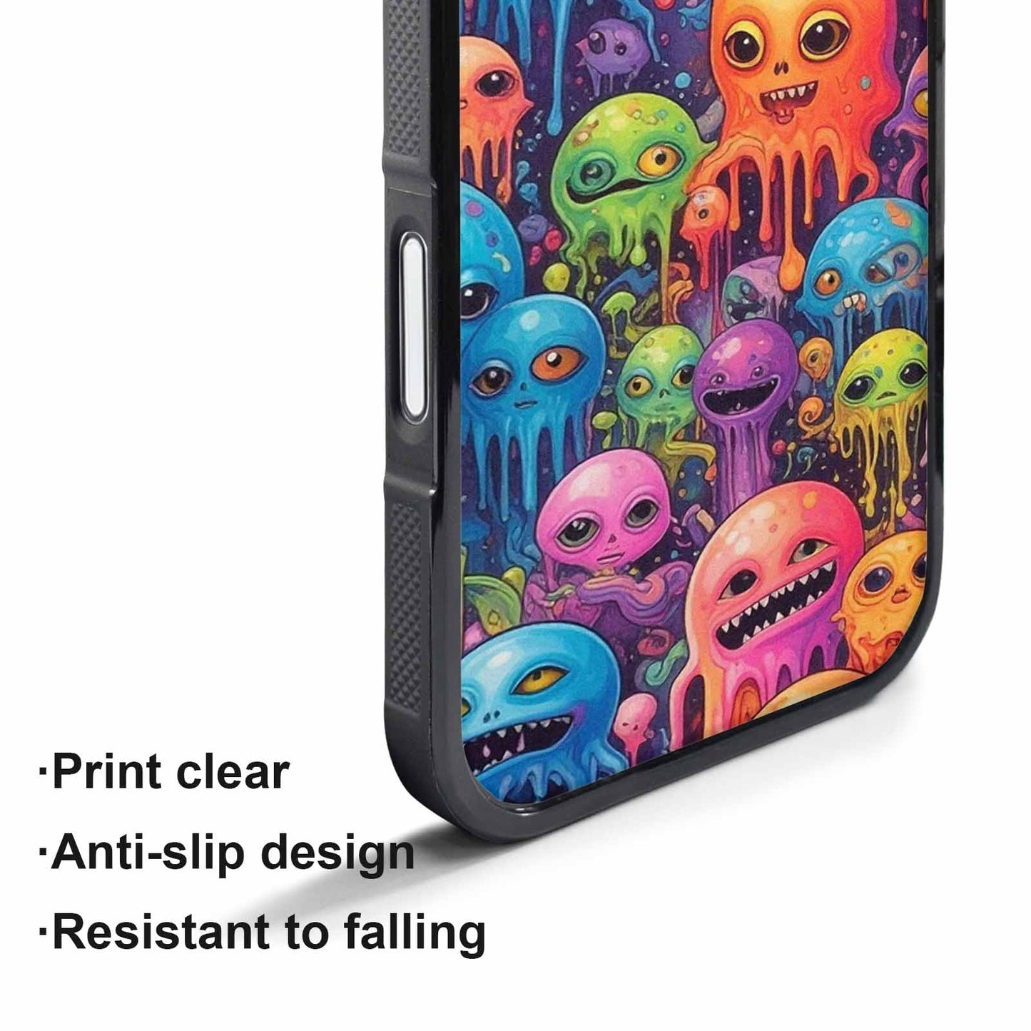 iPhone 17 Pro Max Case — Aliens Tie Dyemelting Aliens Tie Dye, Custom Designed Case Cover