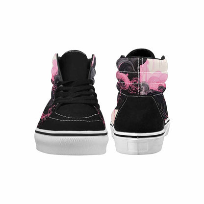 MEN'S Van Gogh Swirl High Top Canvas Neon Fantasy Shoes