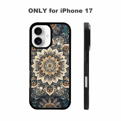 iPhone 17 Case — Small Mandala Pattern, Randomly Floral, Customized Protective Case