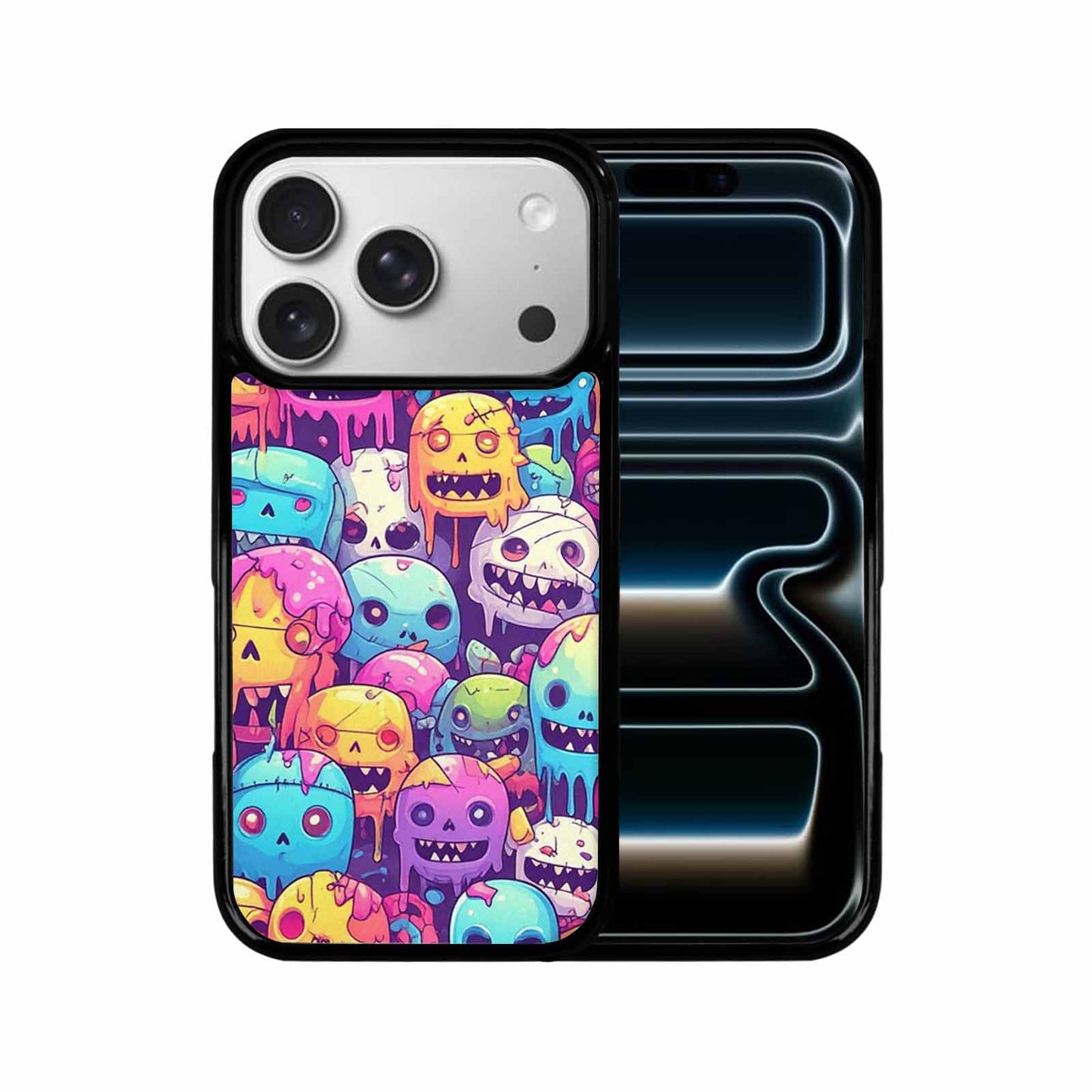 iPhone 17 Pro Case — Pastel Gore Character Pattern Hundreds Original, Custom Designed Case Cover