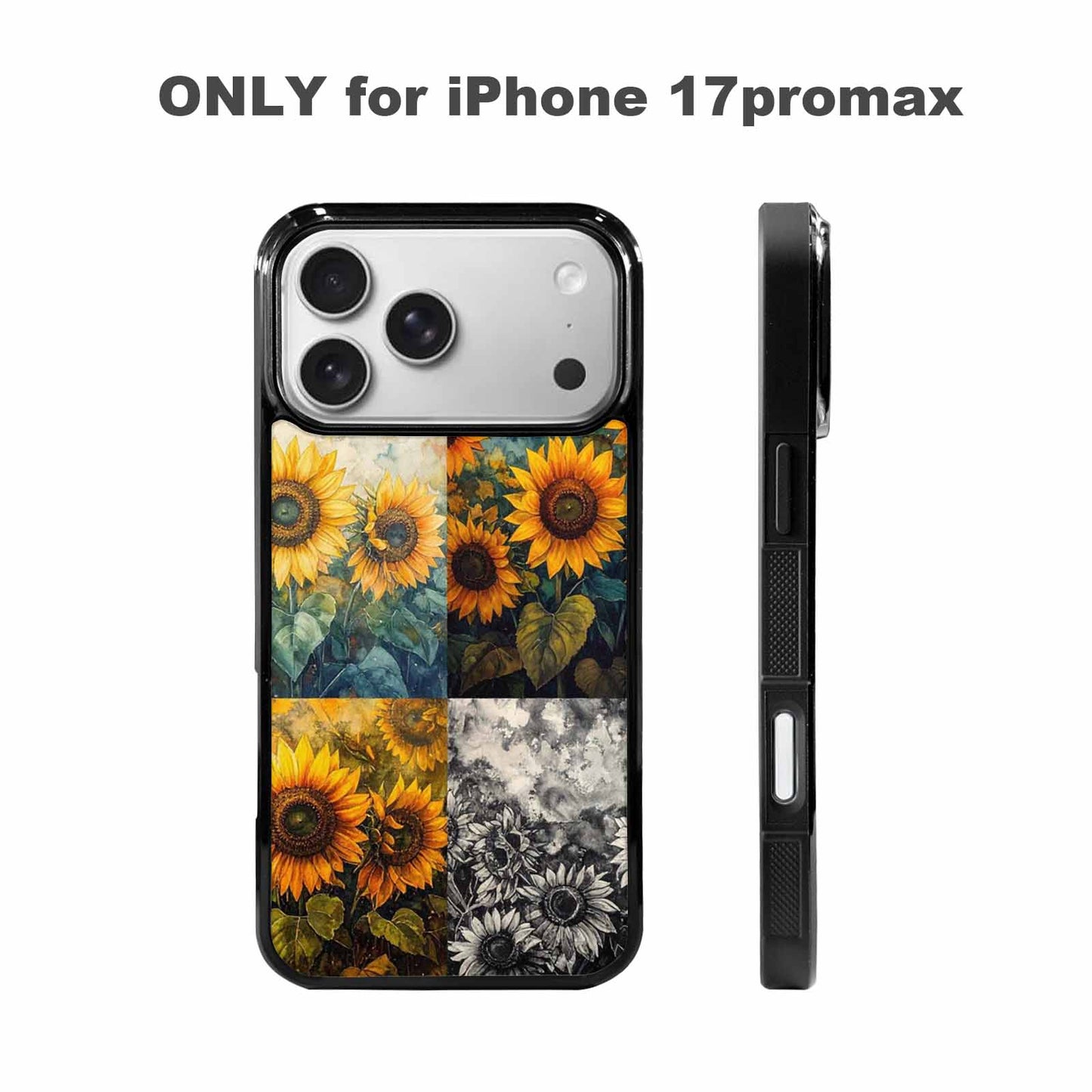 iPhone 17 Pro Max Case — Blend Melt Them Together Floral, Custom Print Case Cover