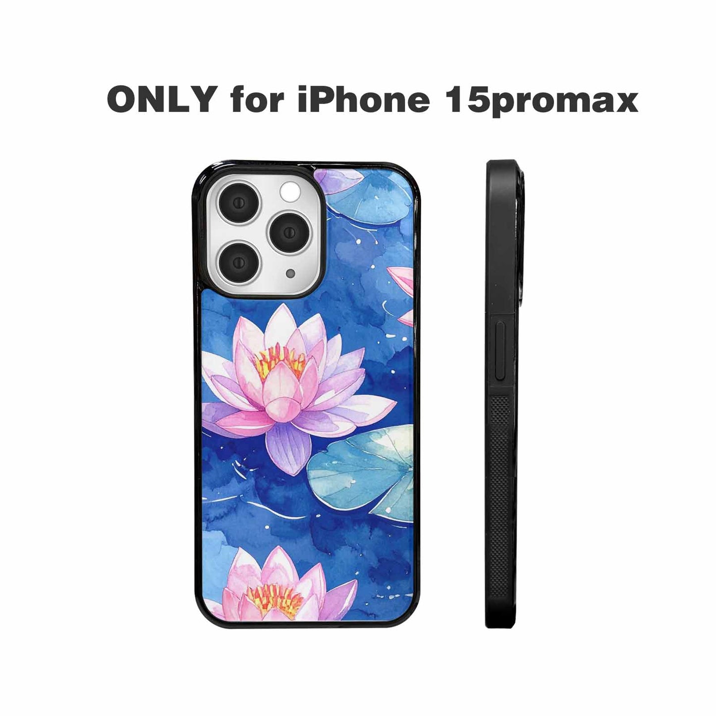 iPhone 15 Pro Max Case — Monet Water Lilies Painting Pattern, Original Design Phone Case