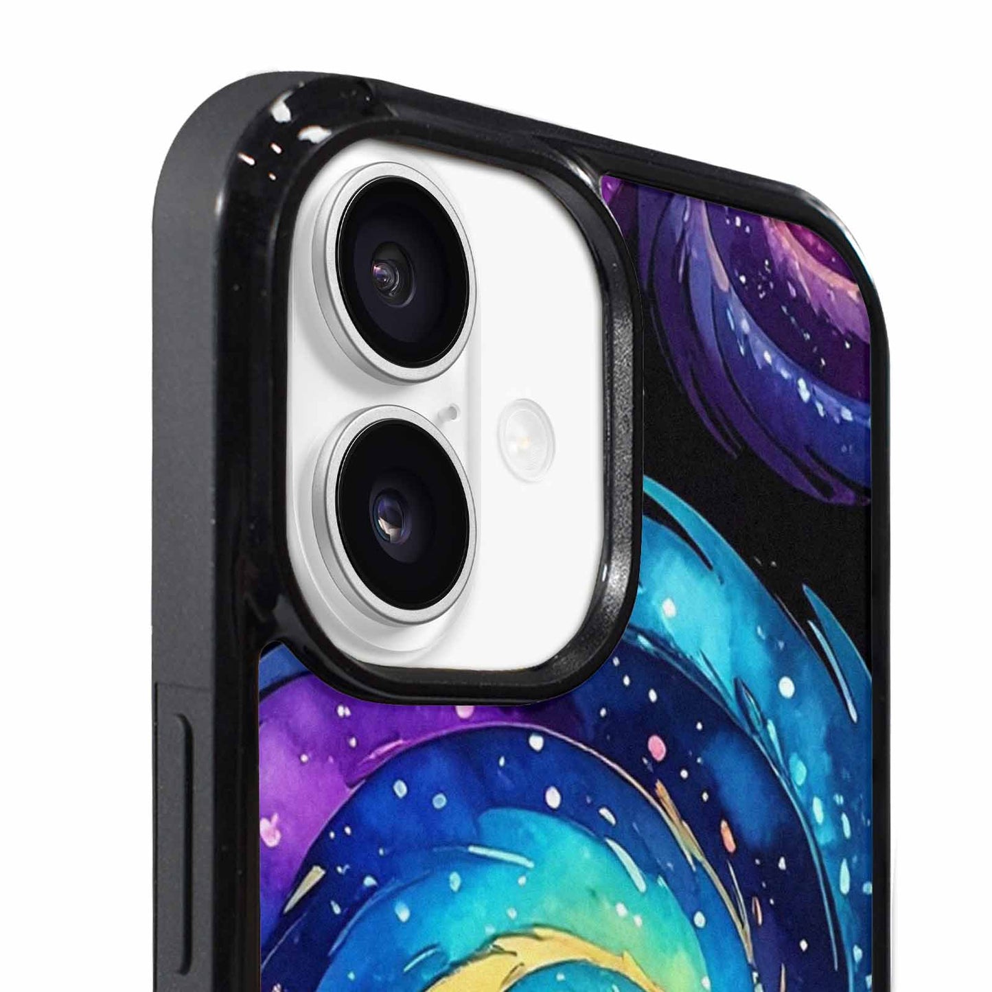iPhone 17 Case — Rose Galaxy Art Seamless Galaxy Space, Unique Phone Case Design