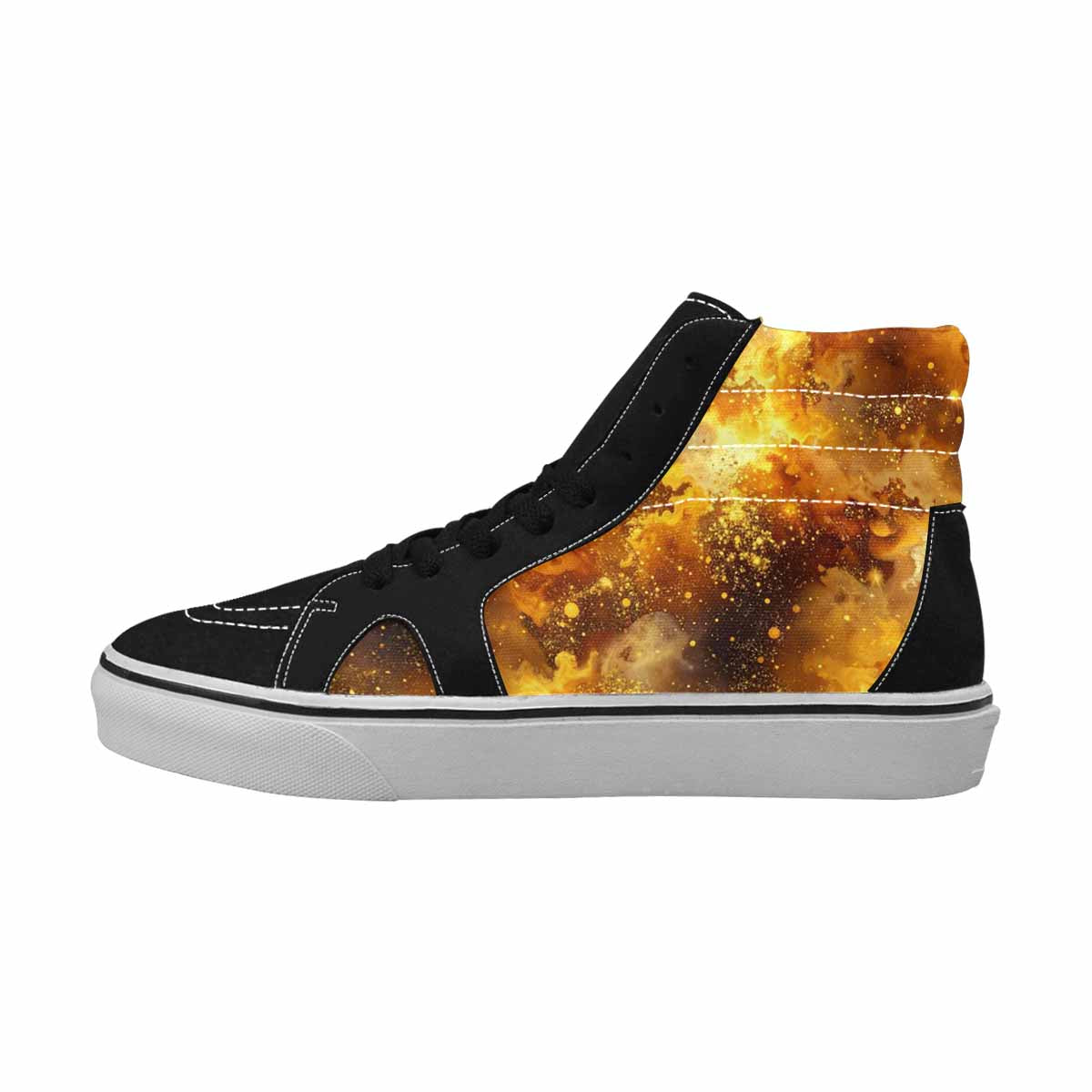 MEN'S Galaxy Art - High Top Canvas Cottagecore Custom Sneakers