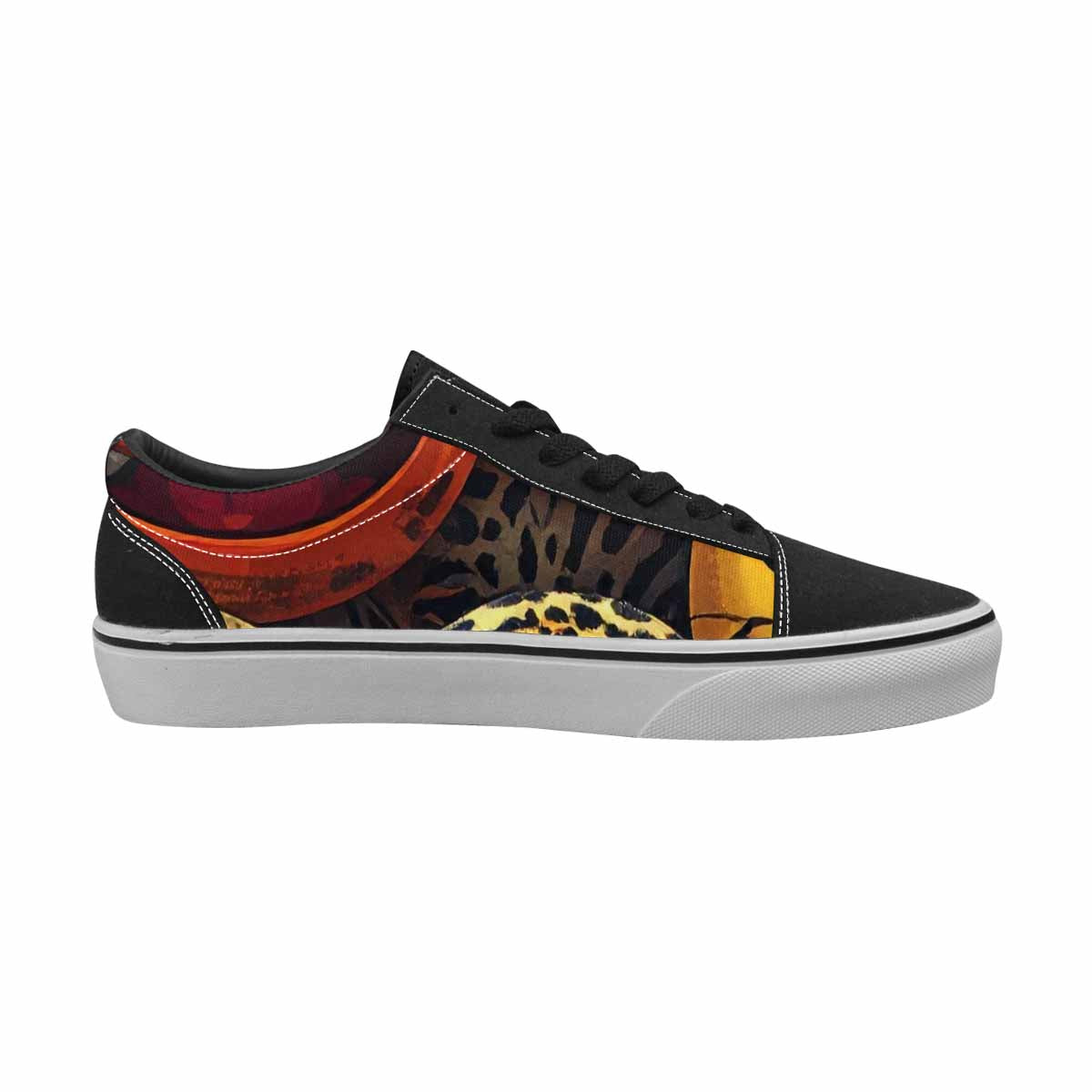 WOMEN'S Smiley Faces Lace-Up Canvas Aesthetic Custom Shoes