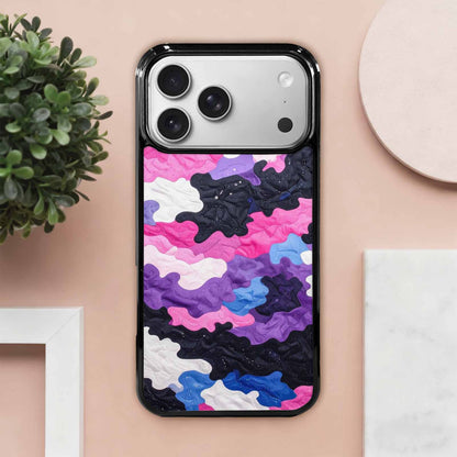 iPhone 17 Pro Max Case — Vivid Camo Genderfluid Camo, Custom Print Case Cover