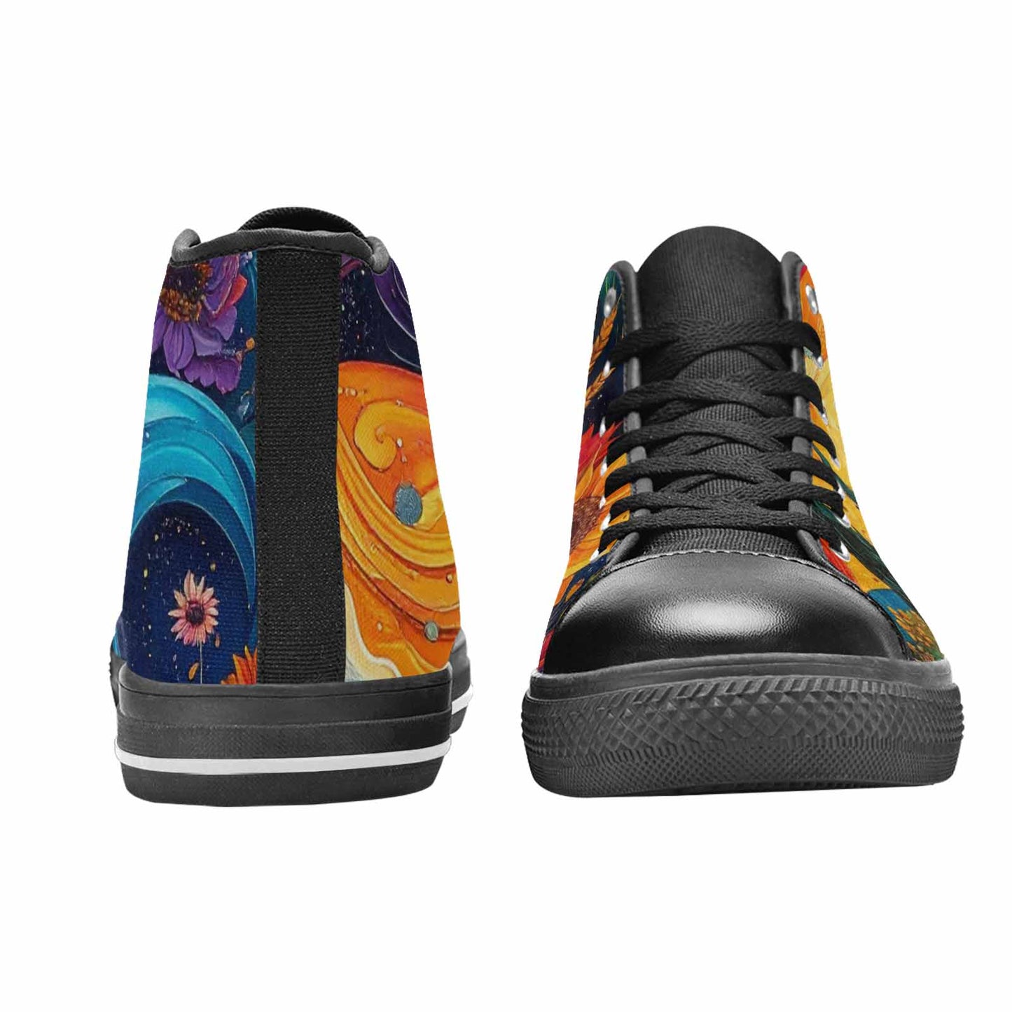 MEN'S Blend All Versions High Top Canvas Neon Fantasy Shoes