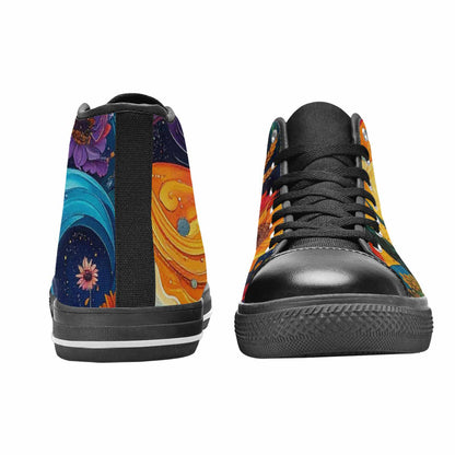 MEN'S Blend All Versions High Top Canvas Neon Fantasy Shoes