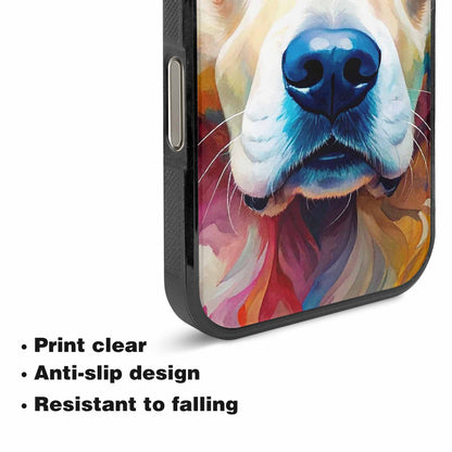 iPhone 16 Pro Case — Golden Retriever Watercolor Art Pattern Personalized, Custom Made Phone Cover
