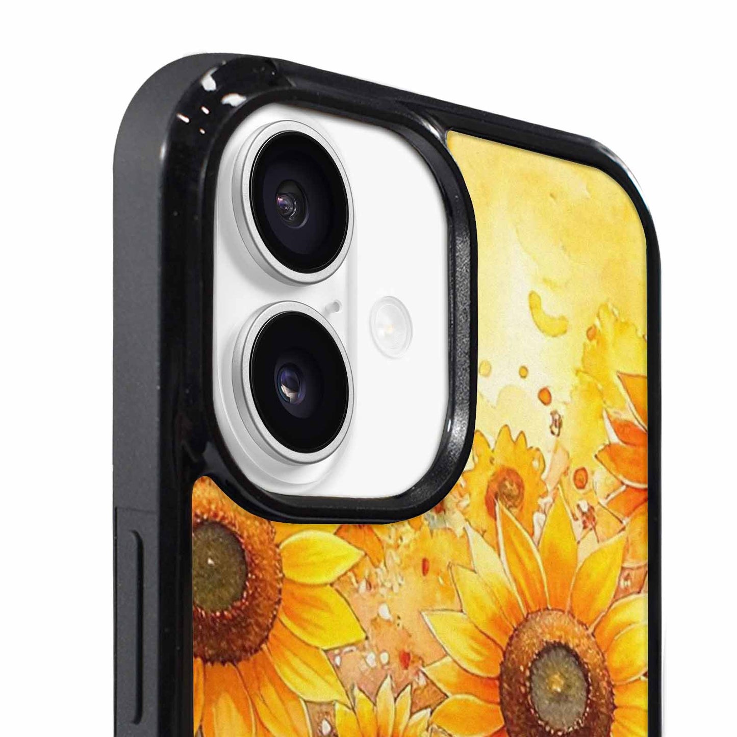 iPhone 17 Case — Full Color Vibrant Sunflower Floral, Custom Print Case Cover