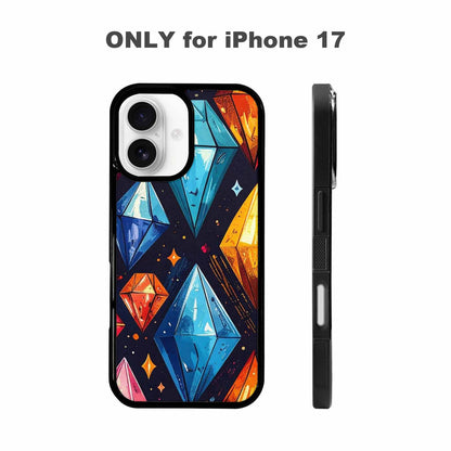 iPhone 17 Case — Vintage Summer Diamond Retro Vintage, Custom Designed Case Cover