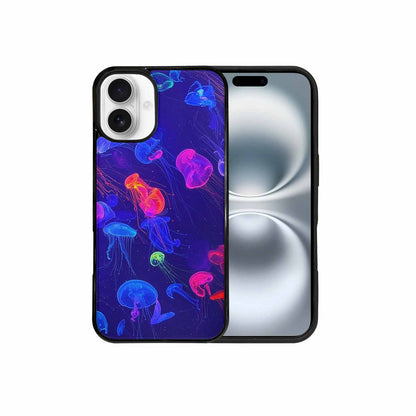 iPhone 16 Plus Case — Jellyfish Glow Jellyfish Glow Pattern Hundreds, Custom Phone Case