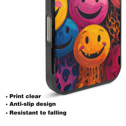 iPhone 16 Pro Case — Smiley Faces Animal Printsmile P7v, Customized Protective Case