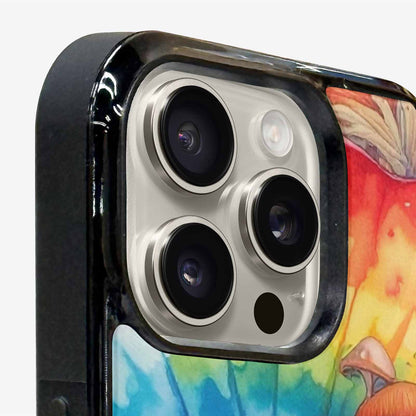 iPhone 16 Pro Max Case — Mushrooms Tie Dyemushrooms Pat 3w3, Original Design Phone Case