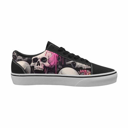 WOMEN'S Rainbow From Skull S Lace-Up Canvas Y2K Custom Shoes