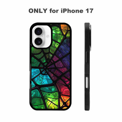 iPhone 17 Case — Neon Camo Spider Camo, Custom Phone Case