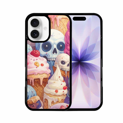 iPhone 17 Case — Ice Cream Monsters Skullsmelti Gothic Skulls, Personalized Phone Case