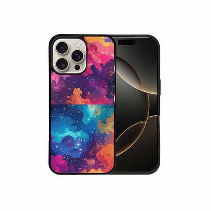 iPhone 16 Pro Max Case — Cosmic Creature And Object Mashup Pattern, Custom Designed Case Cover