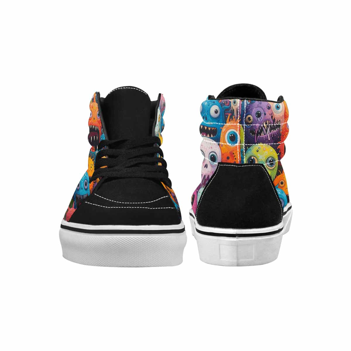 MEN'S Multi High Top Canvas Grunge Custom Shoes
