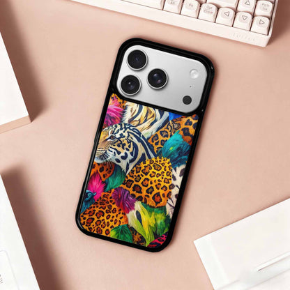 iPhone 17 Pro Case — Full Color Vibrantanimal Print A Animal, Custom Art Phone Cover