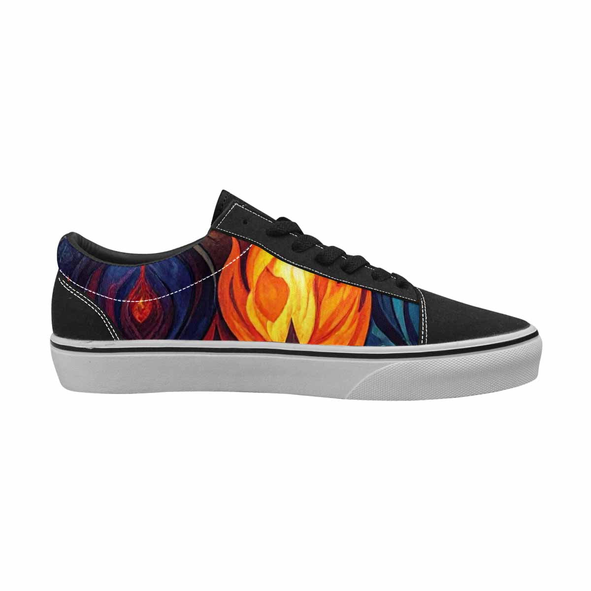 WOMEN'S Fire Flame Canvas Lace-Up Y2K Shoes