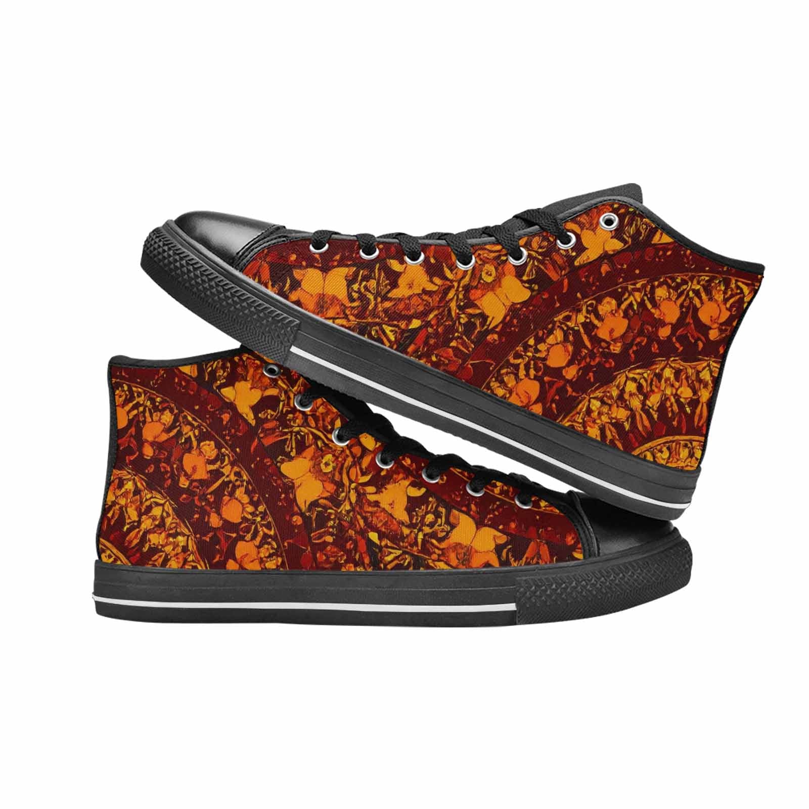 MEN'S Mandala Lions High Top Canvas Y2K Shoes