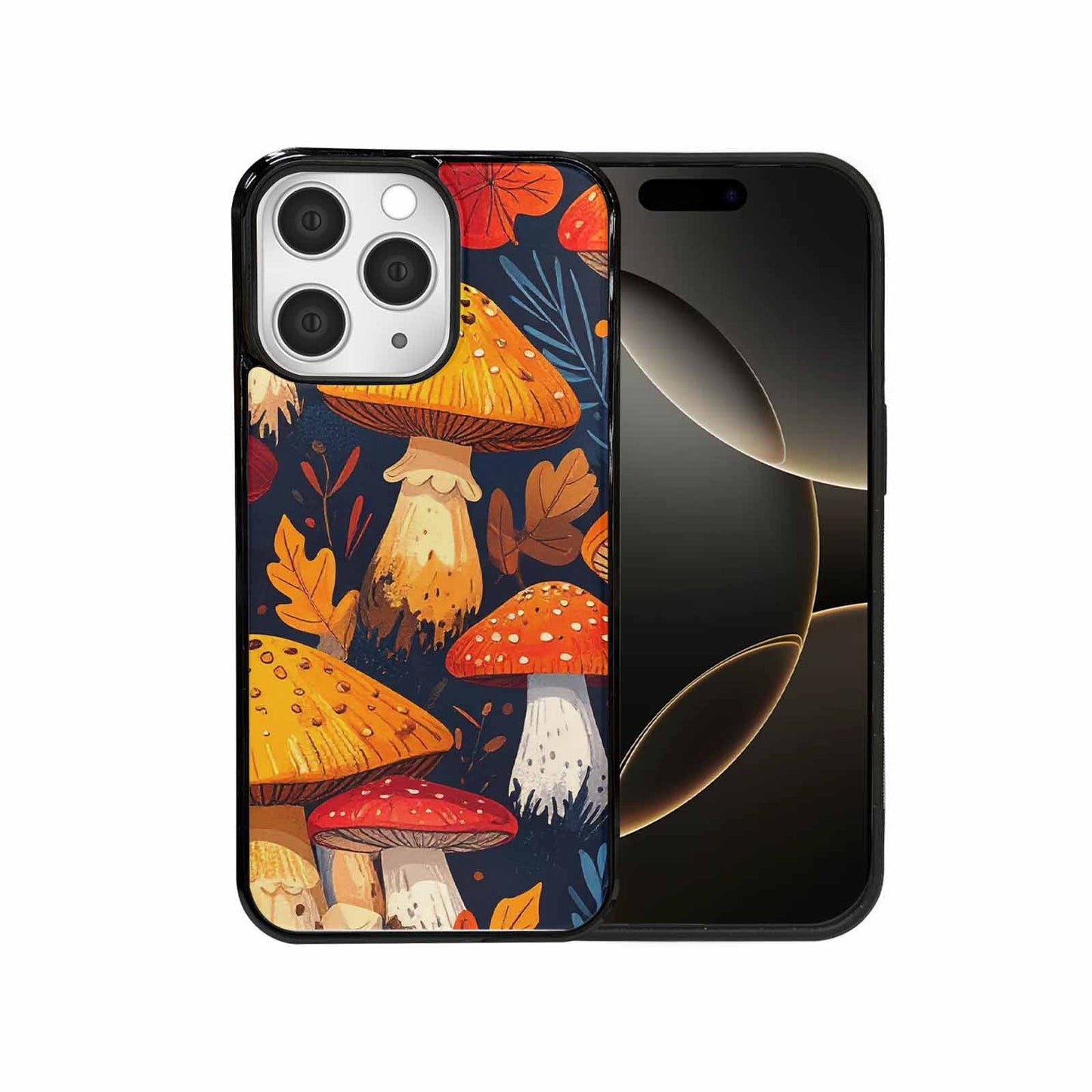 iPhone 15 Pro Max Case — Bold Autumn Mushroom Bold Autumn Mushroom, Personalized Phone Case