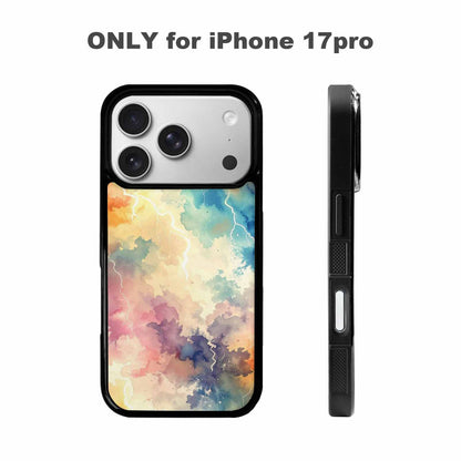 iPhone 17 Pro Case — Vintage Spring Lightning Bolt Retro Vintage, Custom Print Case Cover
