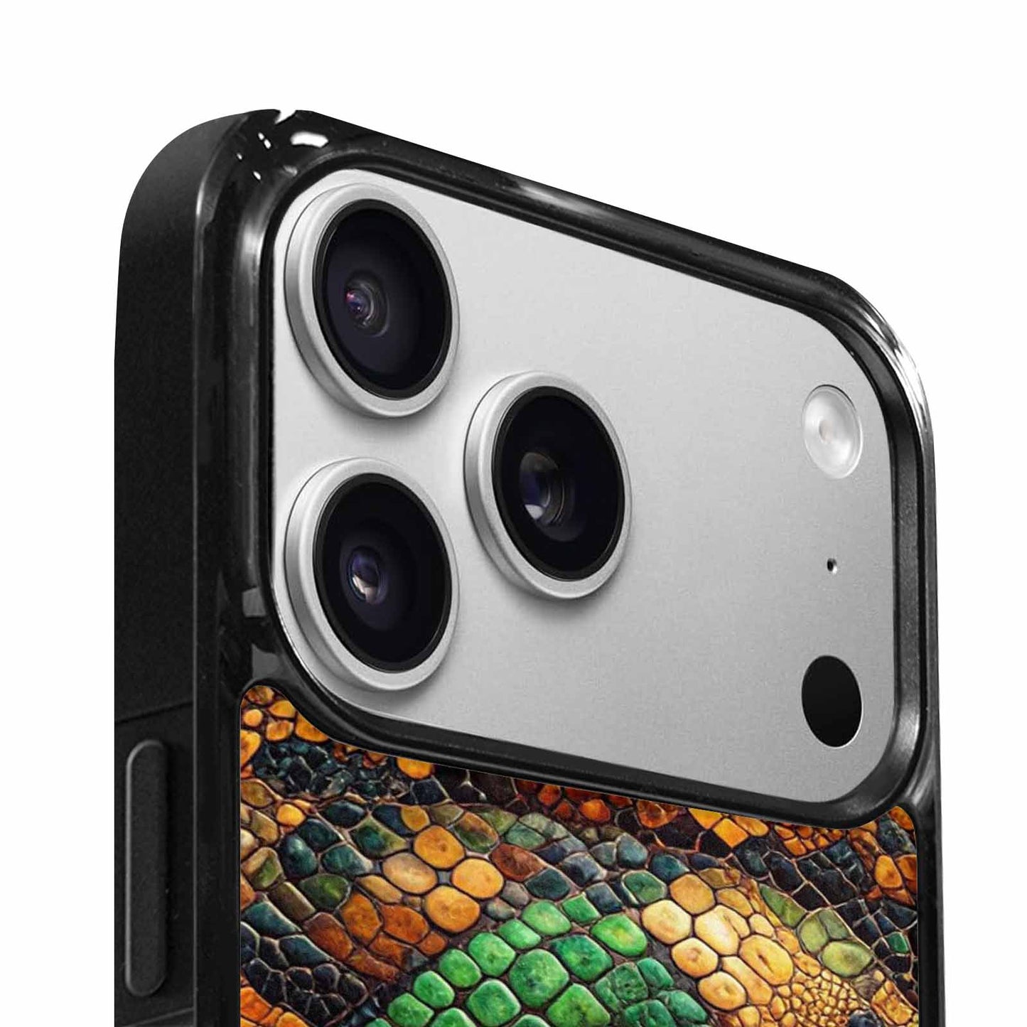 iPhone 17 Pro Max Case — Small Snake Skin Reptile Original Art, Customized Protective Case