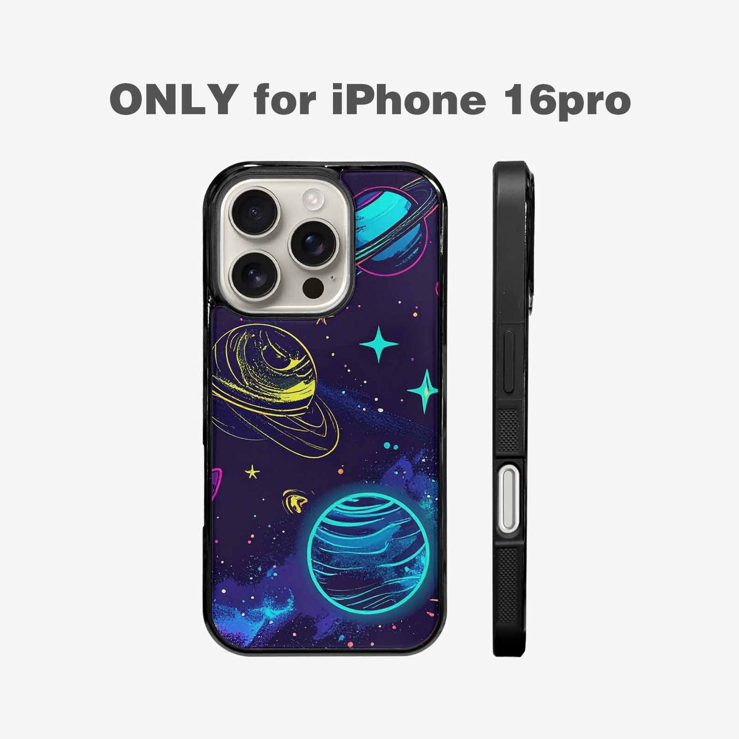iPhone 16 Pro Case — Space Galaxy Astronaut, Custom Phone Case