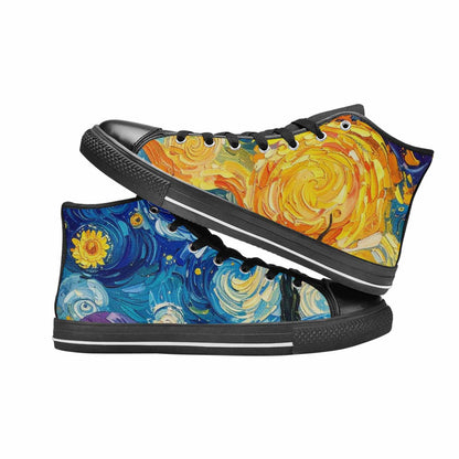 MEN'S Blend All Versions High Top Canvas Cottagecore Custom Sneakers