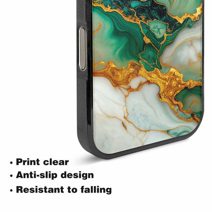 iPhone 16 Pro Max Case — Marble Gold, Custom Print Case Cover