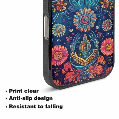 iPhone 16 Pro Case — Paisley Mandala, Custom Printed Phone Case