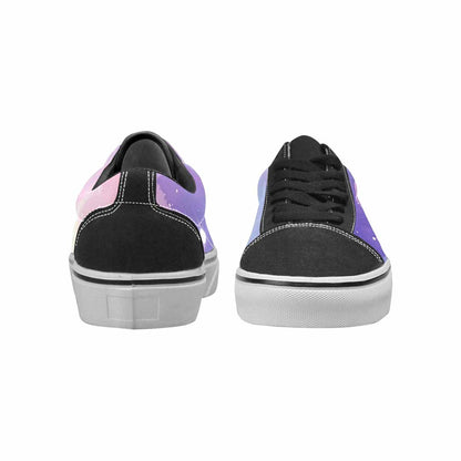 WOMEN'S Galaxy Art - Canvas Lace-Up Neon Fantasy Custom Shoes