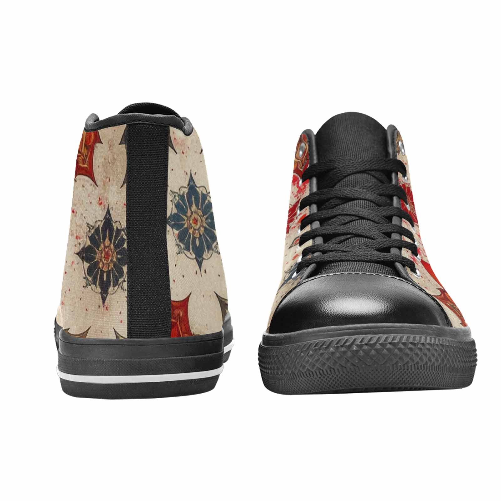MEN'S Mandala High Top Canvas Dark Academia Custom Sneakers