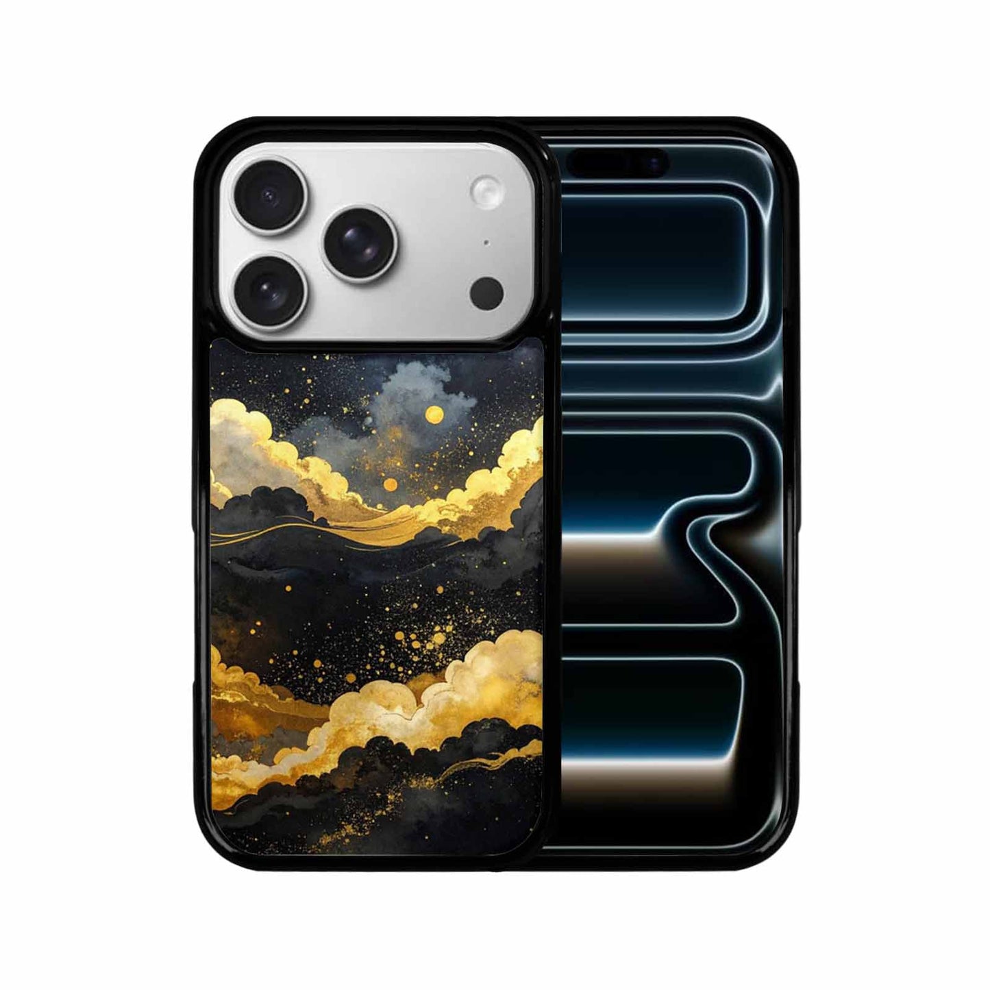 iPhone 17 Pro Case — Seamless Repeating Pattern Of Overlapping Galaxy, Personalized Phone Case
