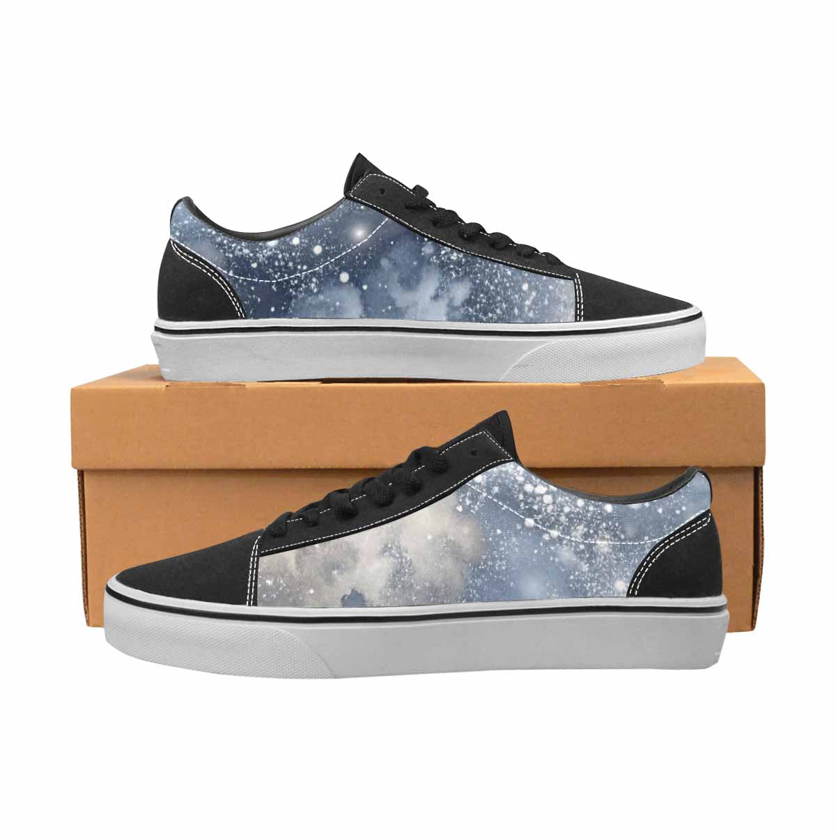 MEN'S Galaxy Art - Canvas Lace-Up Aesthetic Custom Shoes