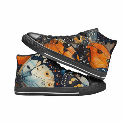 MEN'S Butterfly Wing High Top Canvas Dreamcore Custom Shoes