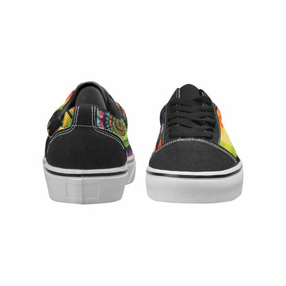 WOMEN'S Tie Lace-Up Canvas Dark Academia Custom Sneakers
