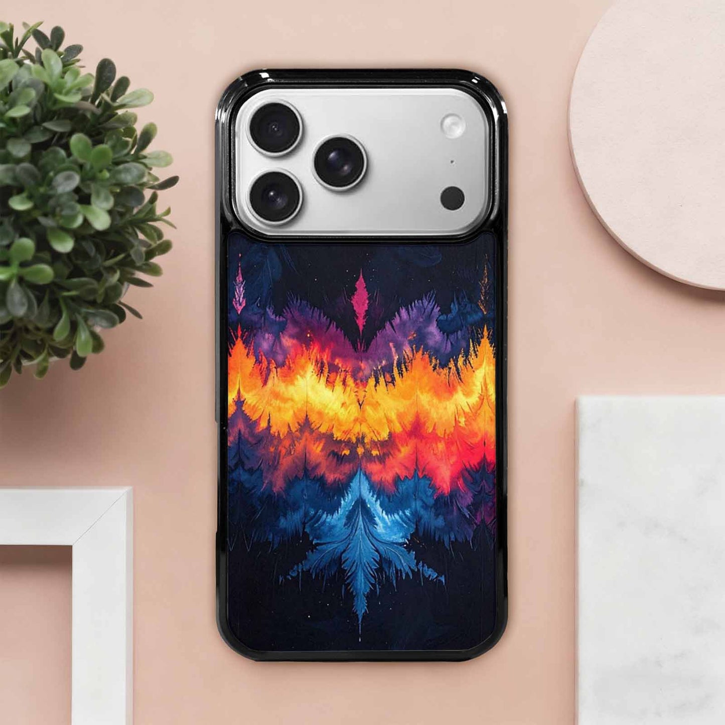 iPhone 17 Pro Max Case — Tie Dye Dark Tie Dye, Custom Made Phone Cover