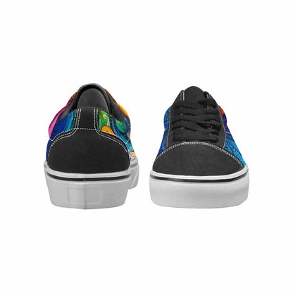 WOMEN'S Tie Lace-Up Canvas Grunge Custom Shoes