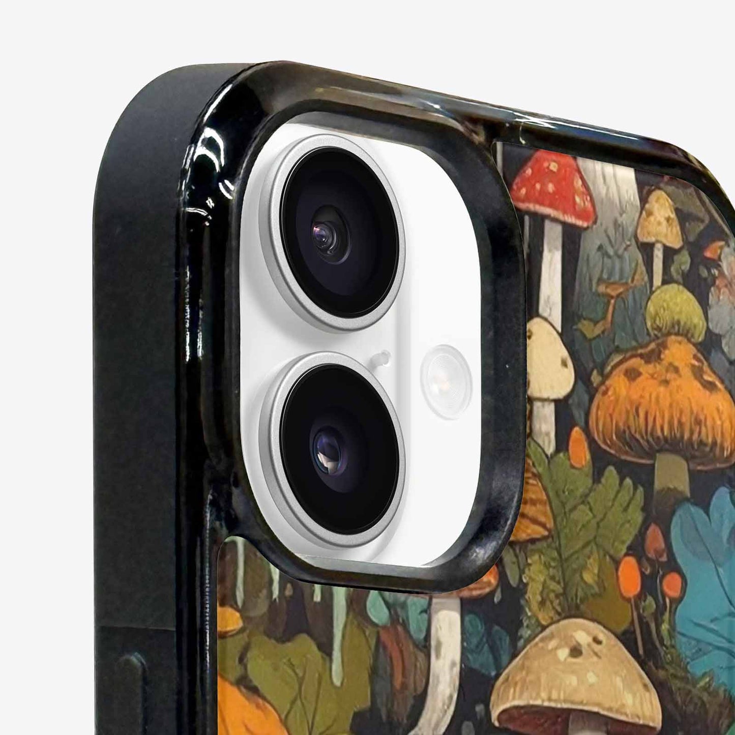 iPhone 16 Plus Case — Mushrooms Camomushrooms Patter Bki Personalized Phone, Original Design Phone Case